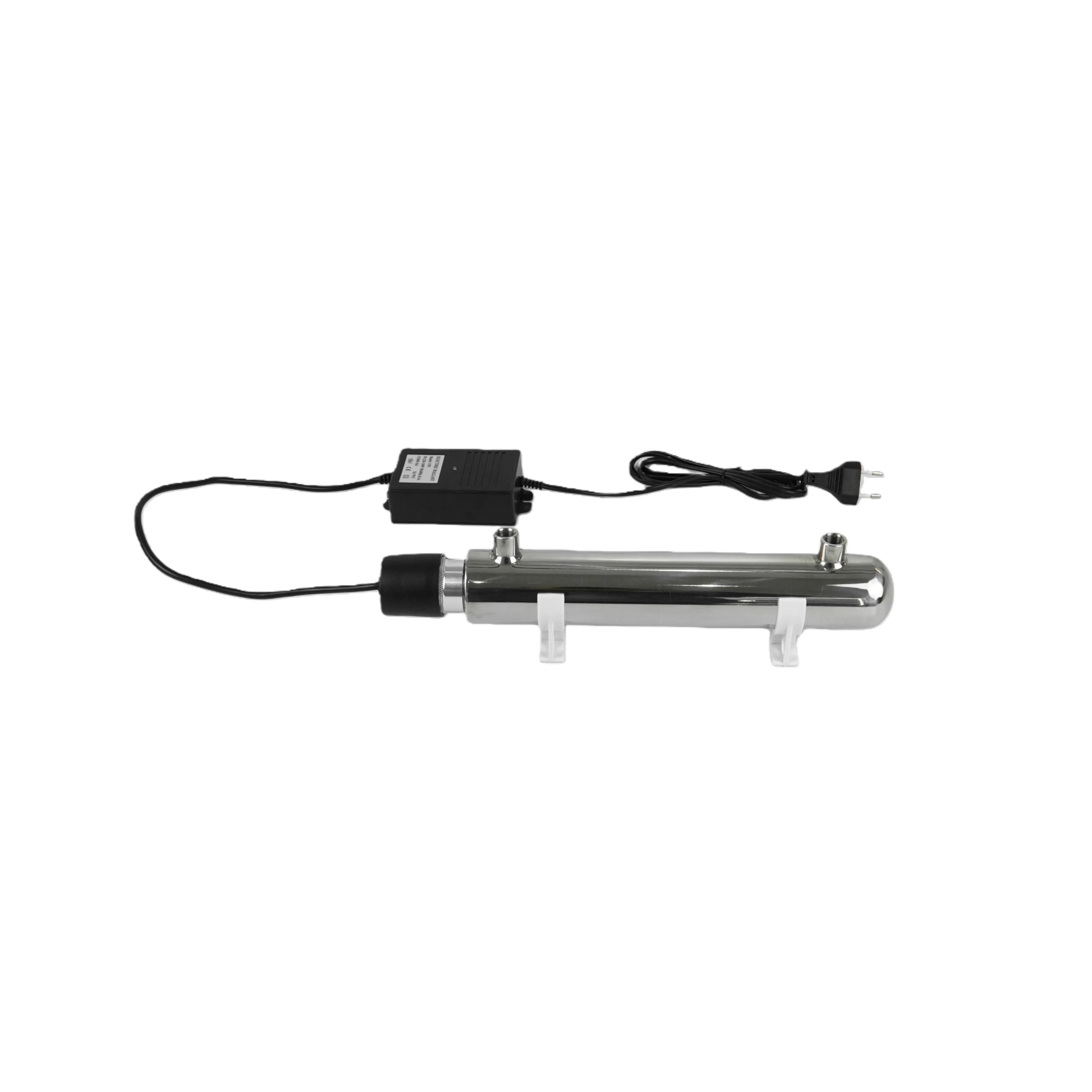 Household stainless steel wall-mounted sink UV sterilizer for water treatment