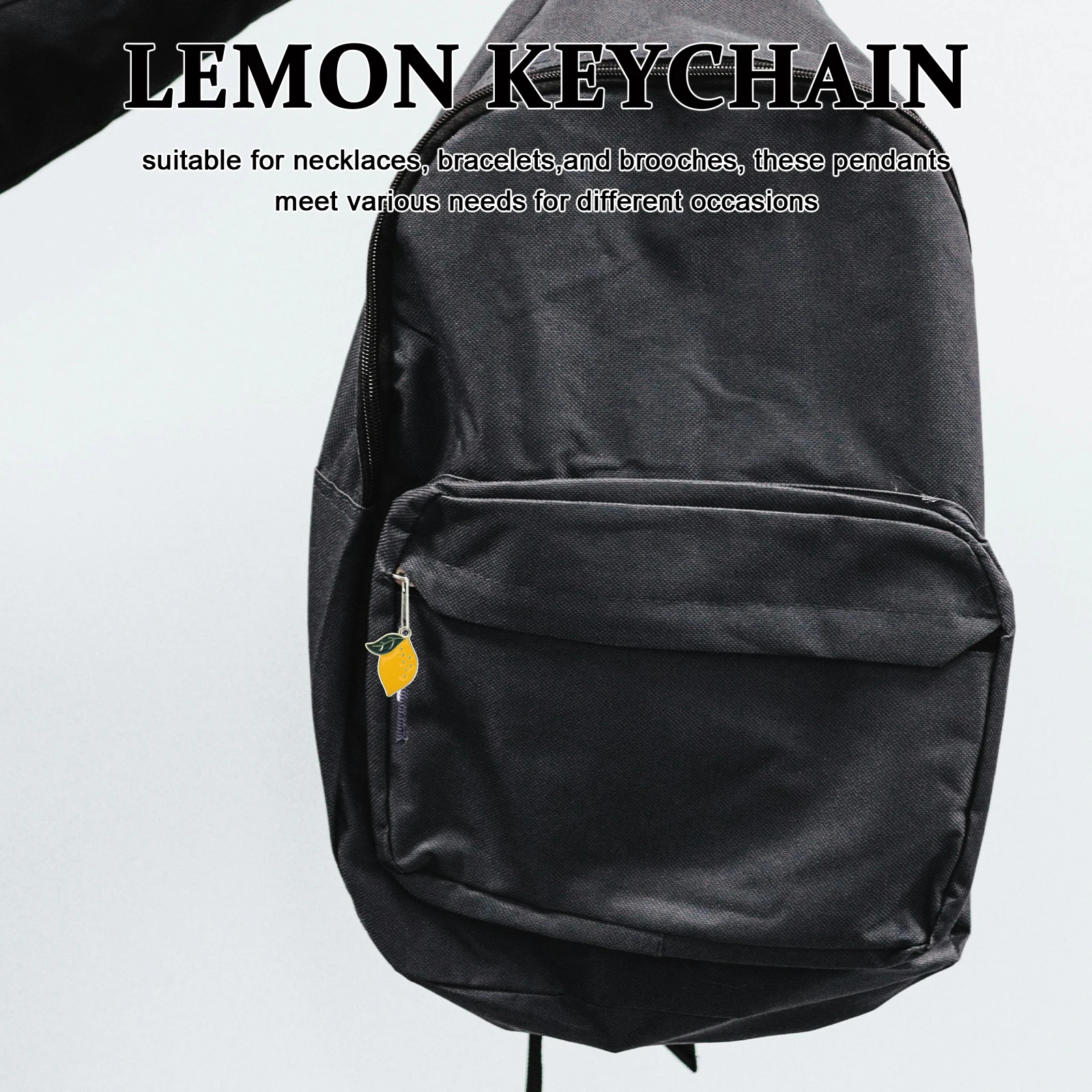 

Lemon Necklace Jewelry Pendants Alloy Charms Key Chain Fruit Bracelets Longlasting Elegant Accessories DIY Project jewelry