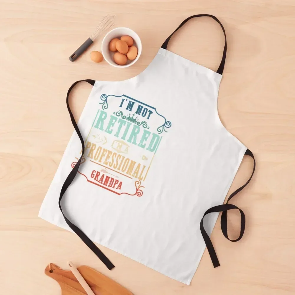 

Я не в retired, я профессиональная дедушка Фартук Мужской Кухонный Женский Кухонный фартук для плотника