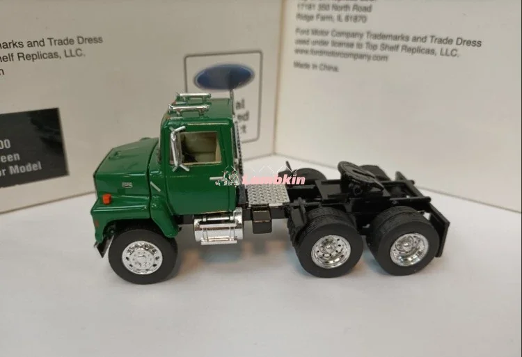 Top Shelf 1:64 For L9000 Alloy Heavy Duty Cargo Truck Model Tractor Green Collectible Ornament Miniature