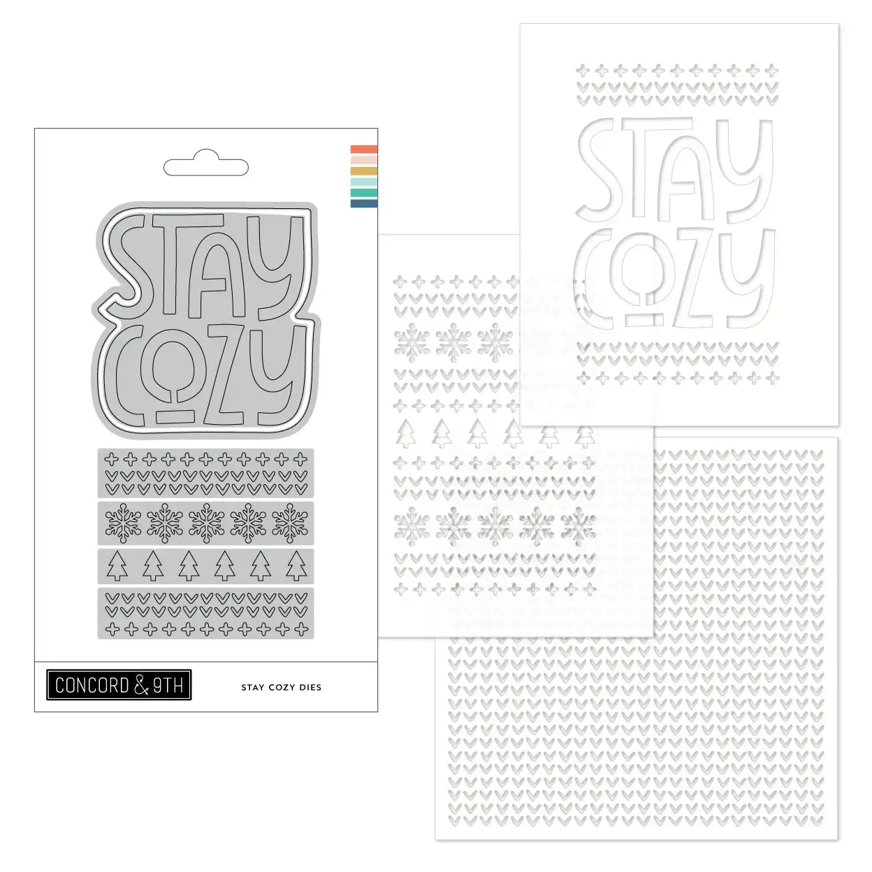 Stay Cozy Metal Cutting Dies Stencils for Scrapbooking Photo Album Decorative Embossing DIY Handmade Paper Cards Crafts 2023 New