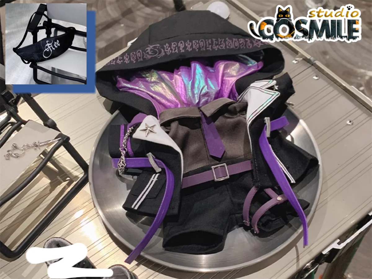 사랑과 Deepspace Homra Rafayel Sneak Assassin 알파 코스프레 의상 플러시 20cm 30cm 인형 인형 액세서리 인형 의류 KN