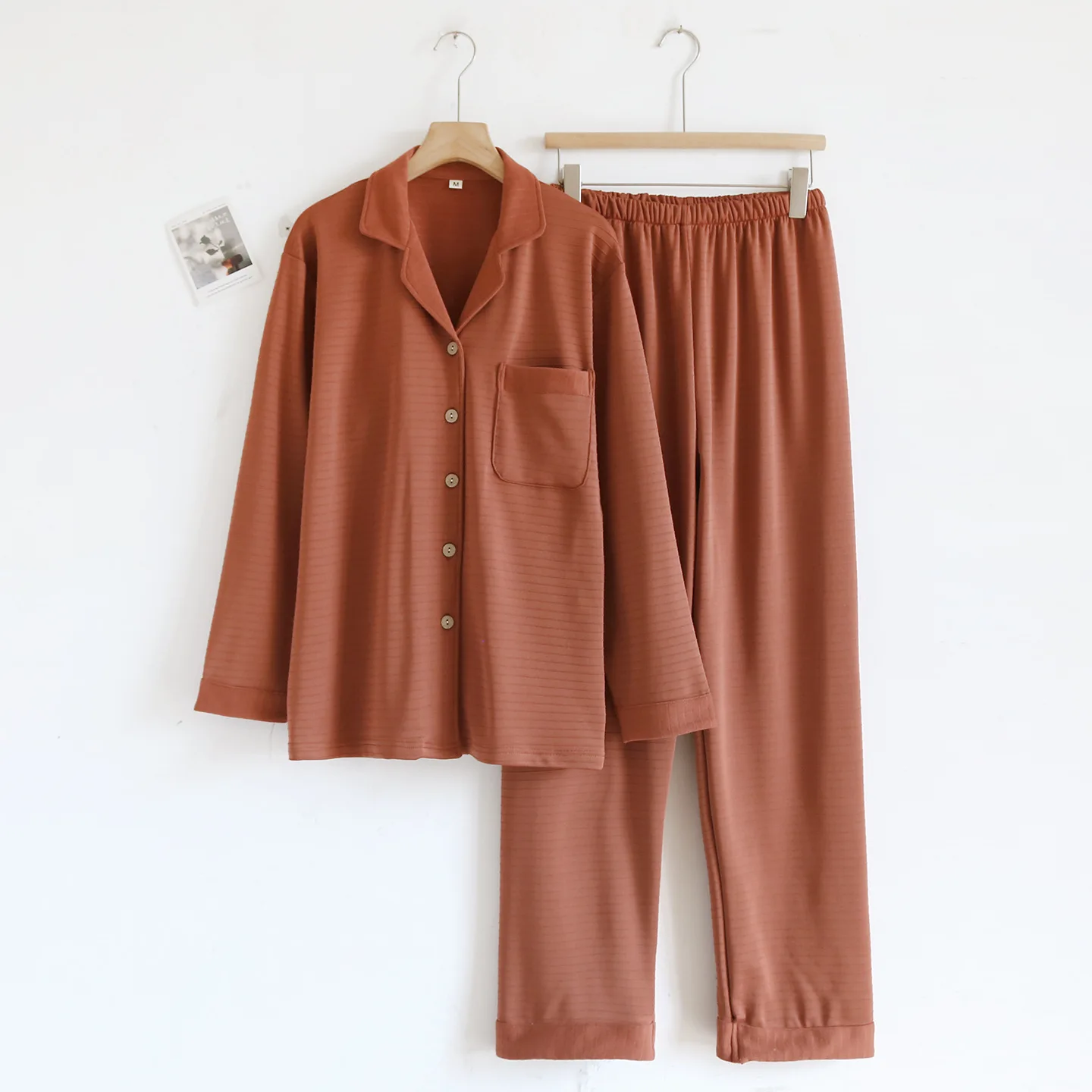 

Пижамы для пар, пижамы с длинными рукавами для женщин, осенне-зимний пижамный комплект, одежда для сна, ночная одежда, ночная рубашка для женщин