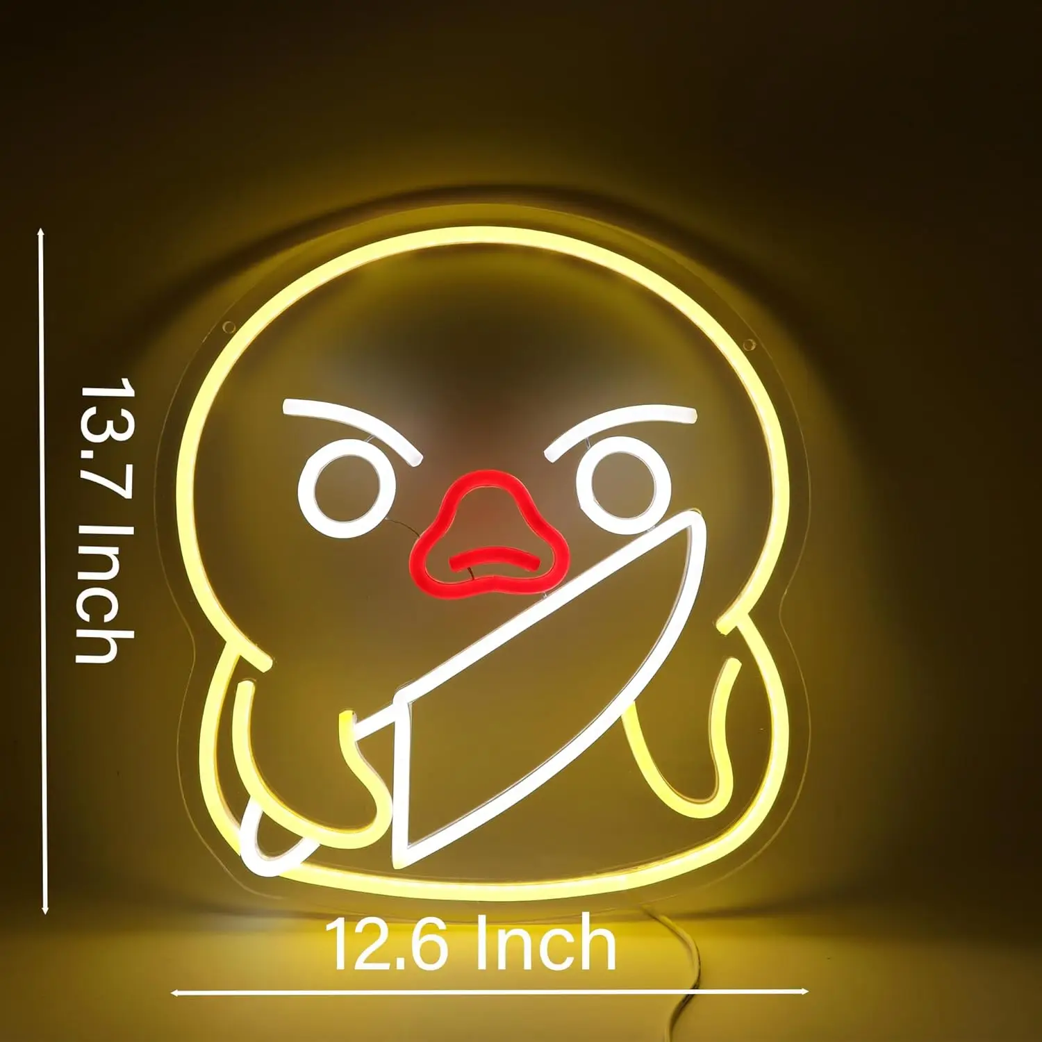 Murder Duck LED ネオンサイン USB 調光可能ネオンライトサイン ゲームルーム 寝室 バー リビングルーム 誕生日パーティー ギフト 壁飾り