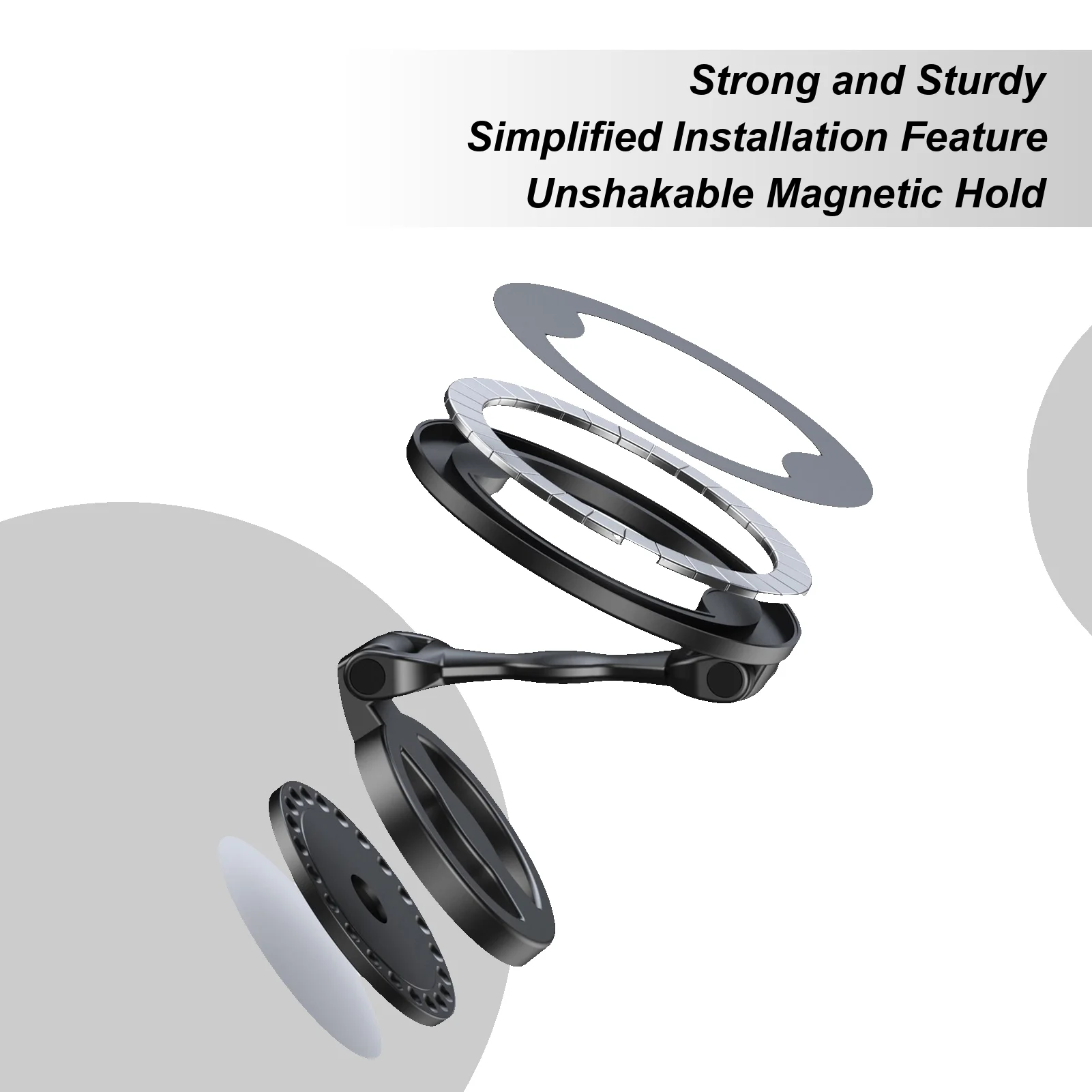 

Автомобильный держатель для телефона, магнитная подставка для смартфона с вращением на 360°, автоматический кронштейн для телефона на приборной панели для грузовиков, седанов, внедорожников, автофургонов, водителей