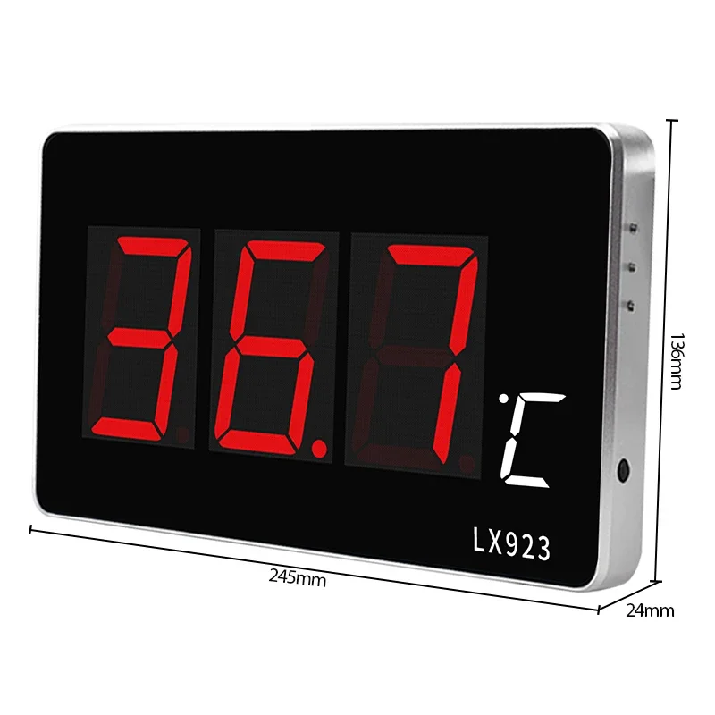 Imagem -05 - Termômetro Digital com Tela Grande Detector de Temperatura para Sauna Interior e Exterior Room Probe Termômetro Eletrônico para Casa Piscina