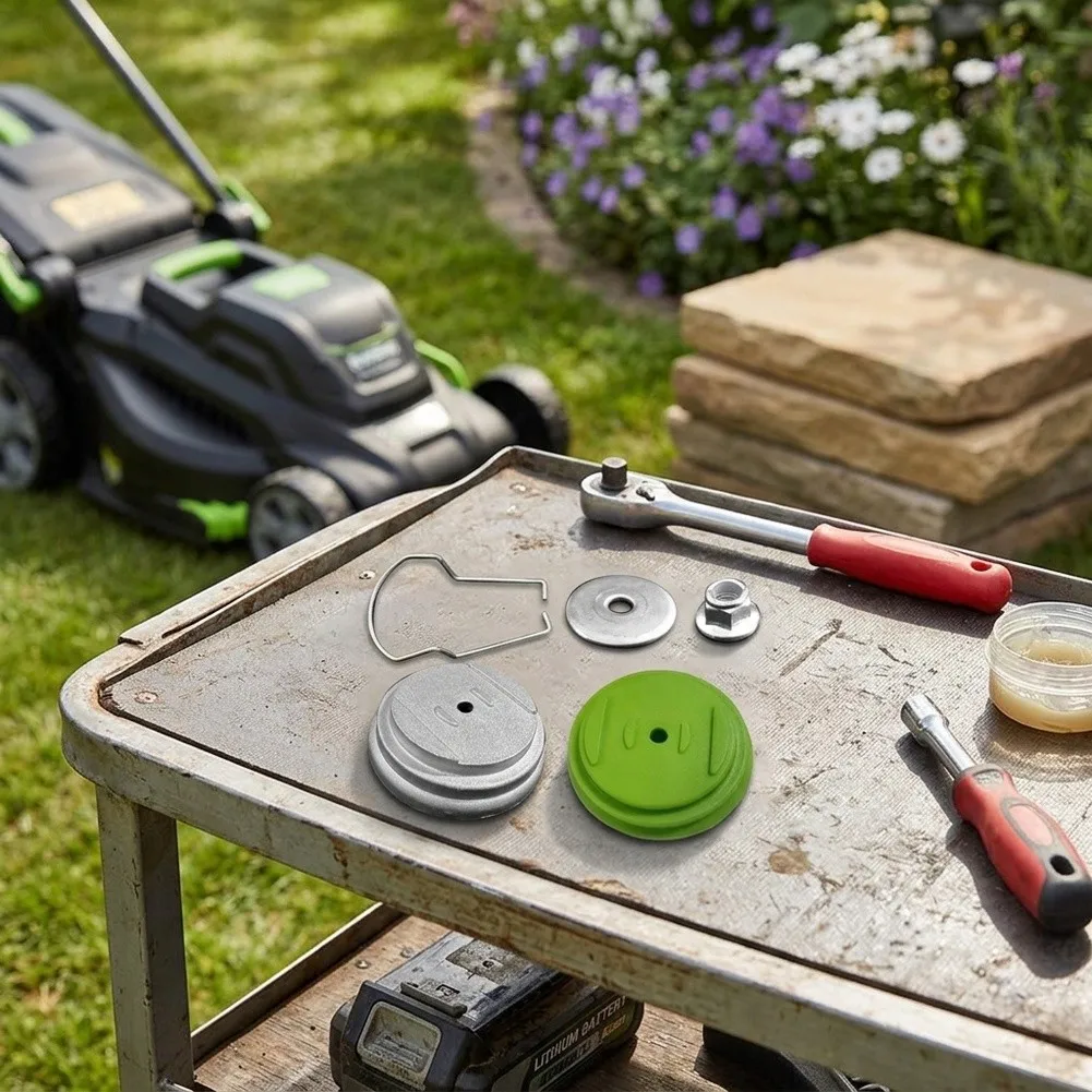 For Mowing Plastic Aluminum Base Mower Base for kit Lawn Maintenance Garden Care Plastic And Aluminum Base Sturdy Materials