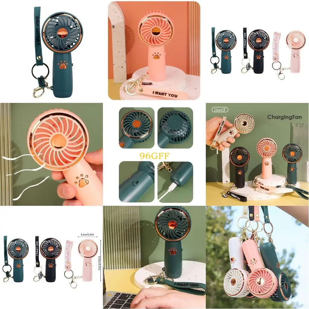 

96GF портативные USB -платежные мини -портативные вентиляторы с светодиодными портативными на открытом воздухе