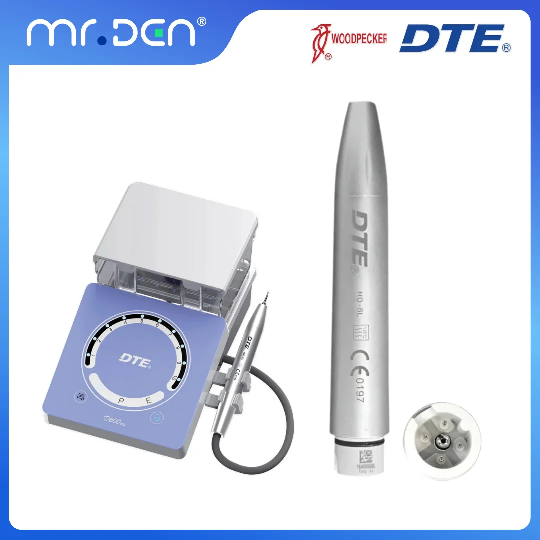 

100% Original Woodpecker DTE HD-8L Handpiece Compatible DTE D600 S6 LED Ultrasonic Piezo Scaler Autoclavable Dental Tool