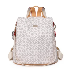 Large Capacity Anti Theft Backpacks Fashion Printed PVC Backpack Travel Bags Women's Small Brand Designer School Bags Sac a Dos