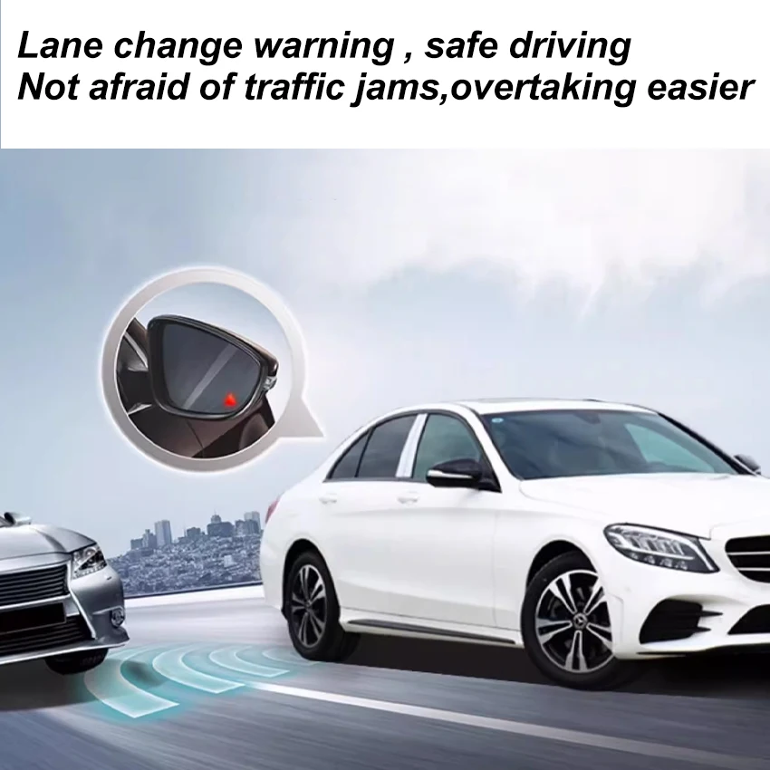 Car Blind Spot Monitoring System BSD BSA BSM Radar Parking Sensor Assist Lane Changing For Geely Tugella Xingyue FY11 2019-2022