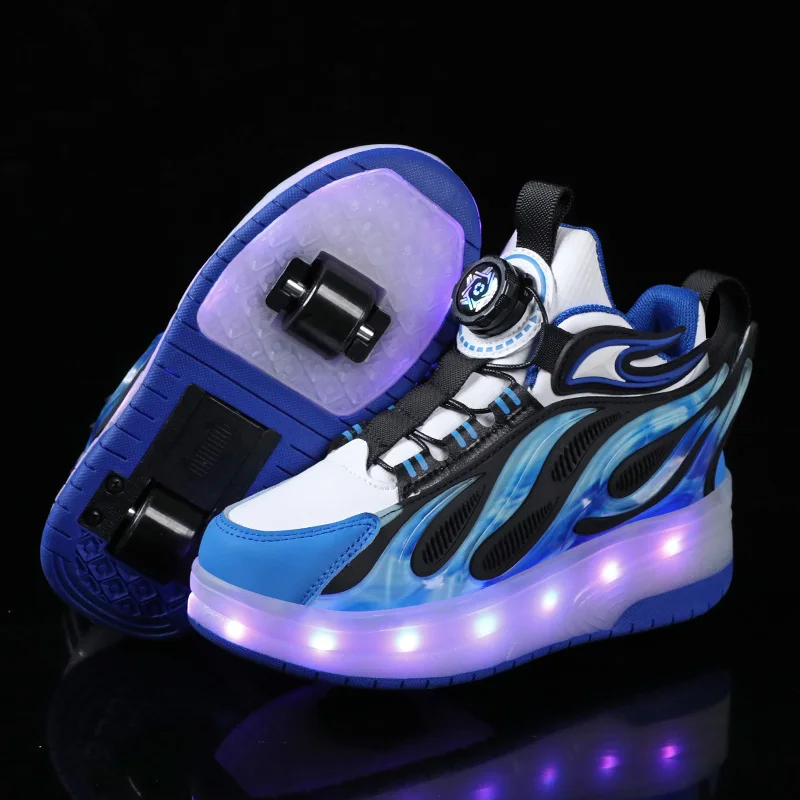 children's-walking-shoes-with-retractable-wheels-bright-light-flying-shoes-with-tires-roller-skates-for-elementary-school-studen