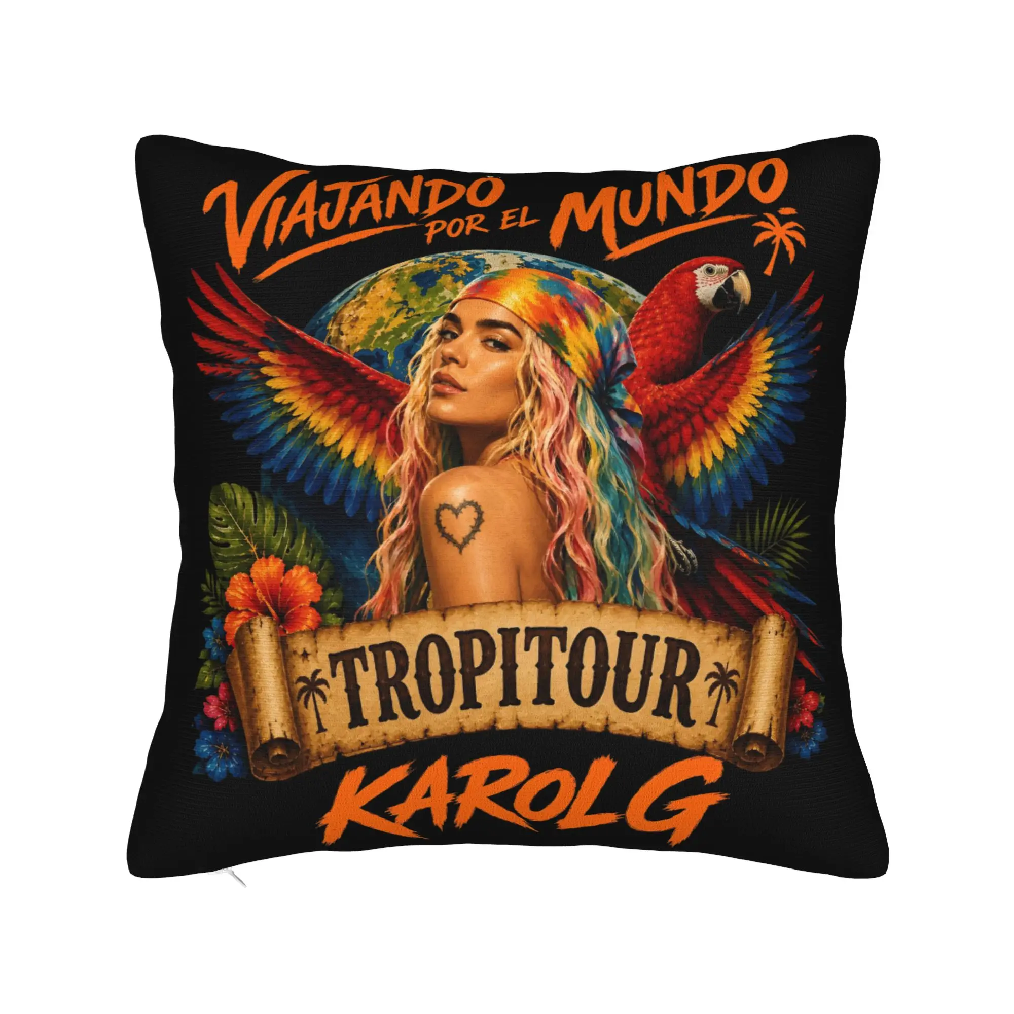 Car Decor No Me Arrepiento De Sentir Tanto Karols G NMADST  Pillowcase Stuff  Pillow Covers Zippered Multiple Sizes