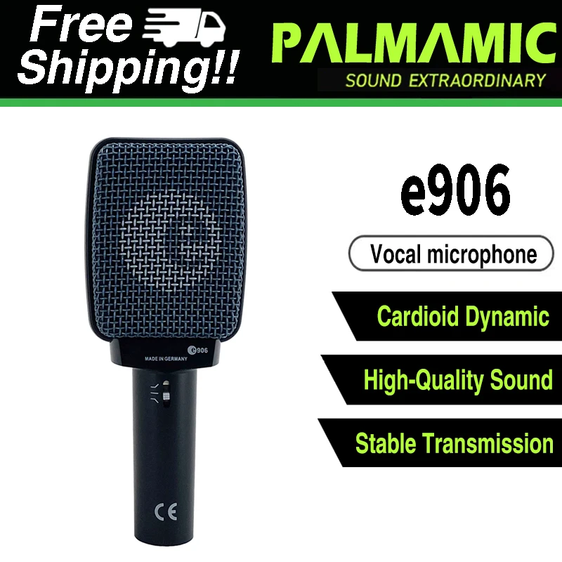 

E906 Supercardioid Dynamic Instrument Microphone With Switchable Presence Filter For Drums Guitar For Hot Selling