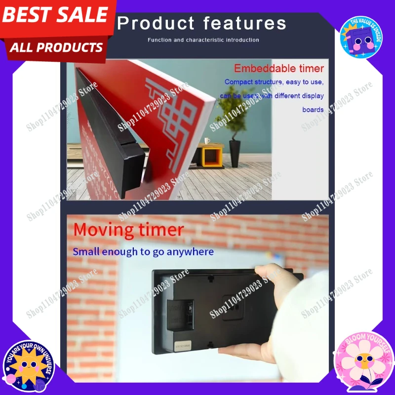 2026 Hot Selling CP01 Wholesale 4 Digit LED 10 Seconds Timer Stopwatch with Buttons for Interactive Game Competition Training