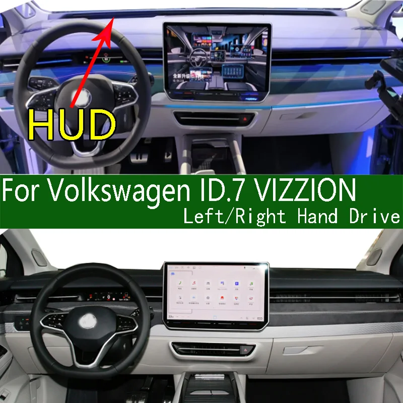 

For Volkswagen VW ID.7 VIZZION Dashmat Dashboard Cover Instrument Panel Sunscreen Protective Pad Dash Mat Ornaments