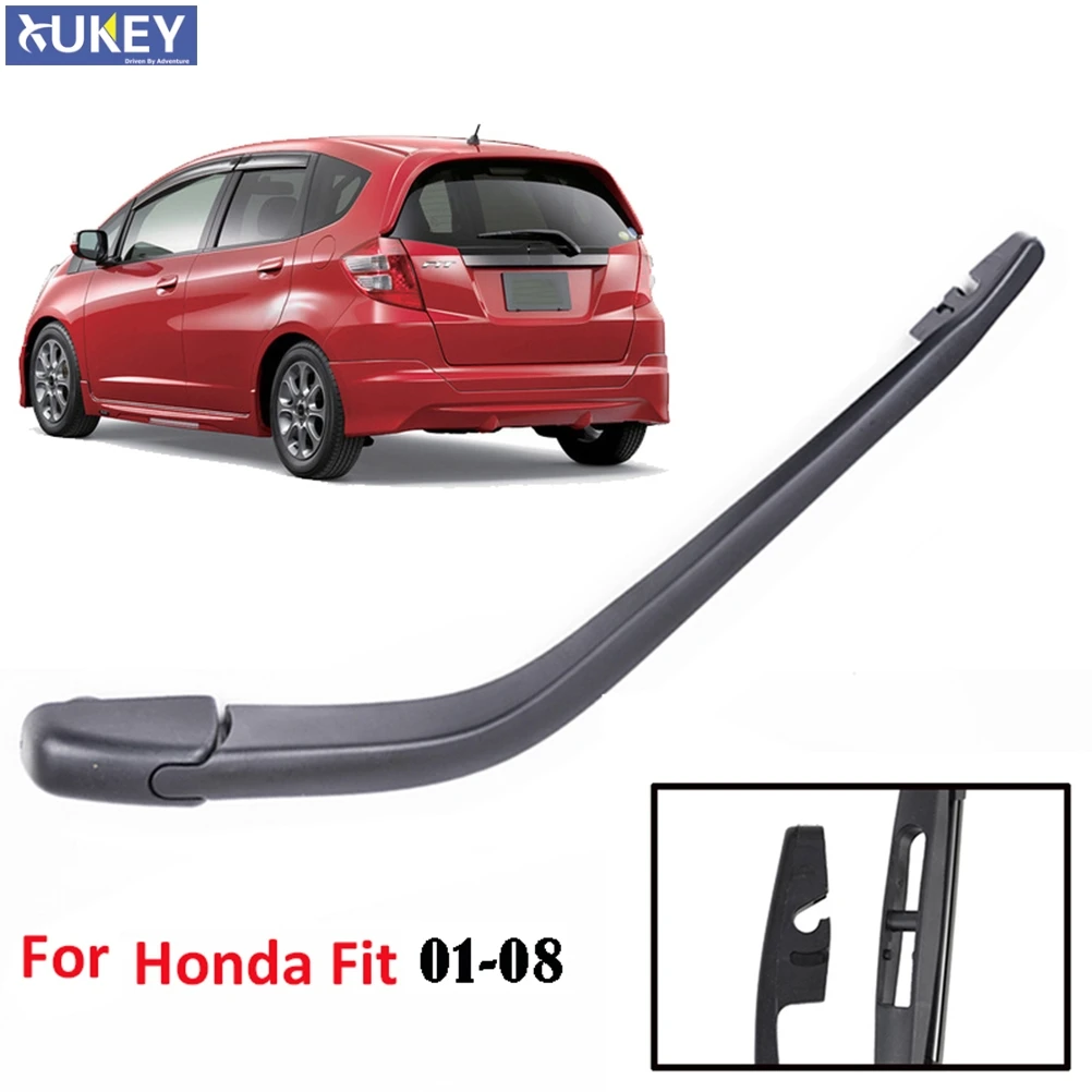 Xukey Windshield Windscreen Rear Wiper Arm Back Window Specific Fit For Honda Fit Jazz 2001 2002 2003 2004 2005 2006 2007 2008