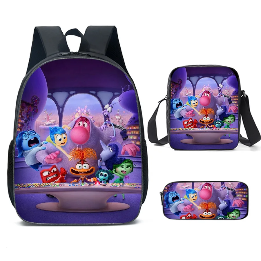 New Inside Out 2 Cartoon Backpack Kindergarten Children Backpack Children\'s Large Capacity Backpack Birthday Gift