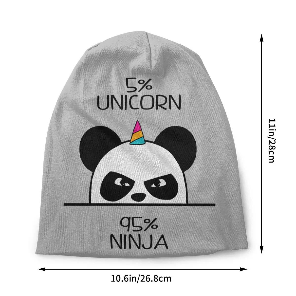 Panda Cartoon Thin Skullies Beanies Caps Unicorn Ninja Hat Sport Sports Bonnet Hats for Men Women