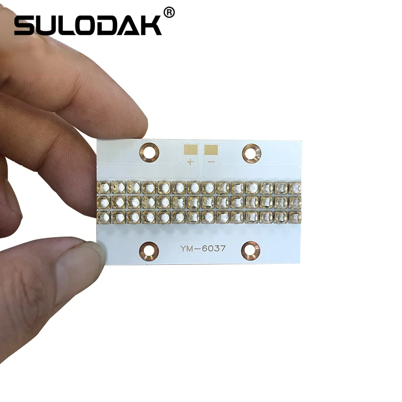 Uv Led Splicing Module Foruv Flatbed Printer Meubels Uv Vernis Bakken Droog Curing Uv Led Lamp 6565 Chip 60*37Mm