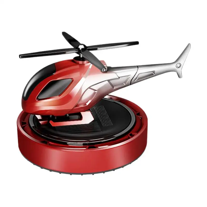 

Car Air Freshener Helicopter Design Solar Dash Ornament Long-lasting Natural Odor Eliminator Perfume For Home Bathroom Closet