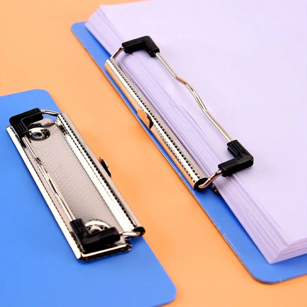 A4 File Folder Clipboard Writing Pad Memo Clip Board Clips Test Paper Storage Organizer School Supplies Office Stationary