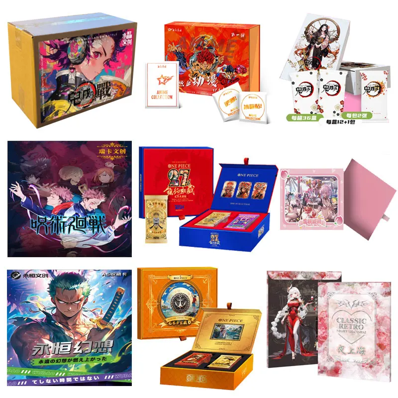 

Bargain Price Case Wholesale Anime Collection Card JJK One Piece Demon Slayer ACG CCG TCG Booster Box Doujin Toys And Hobby Gift