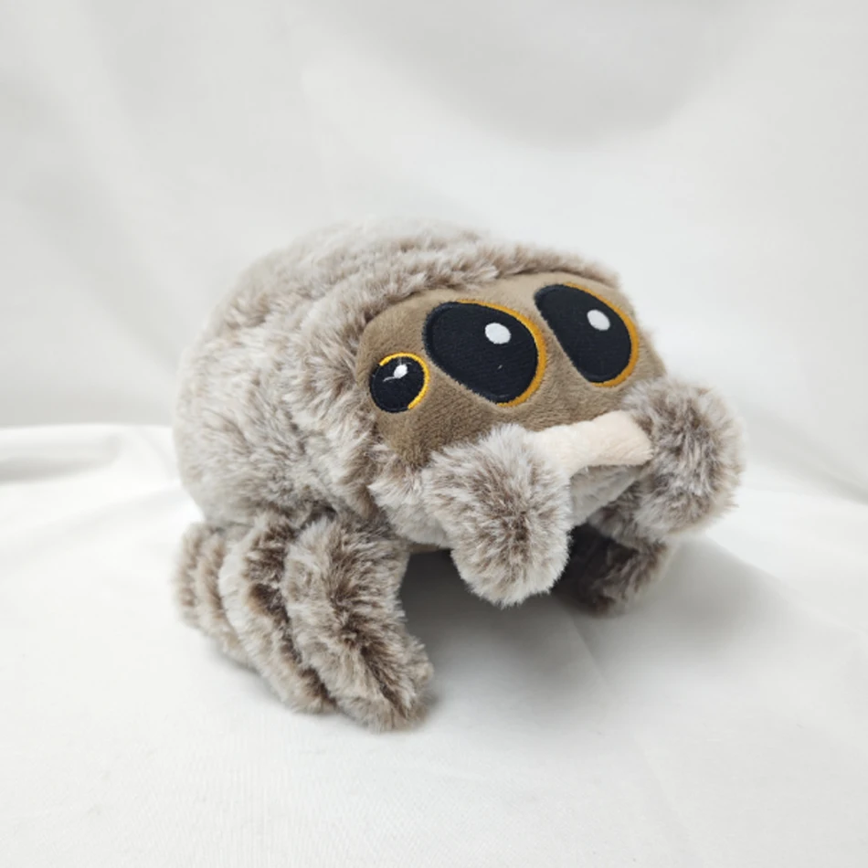 لعبة قطيفة على شكل عنكبوت صغير لطيف، حيوان محشو ناعم، دمية أطفال كرتونية للأطفال، ديكور غرفة ألعاب الفيلم، هدية عيد ميلاد