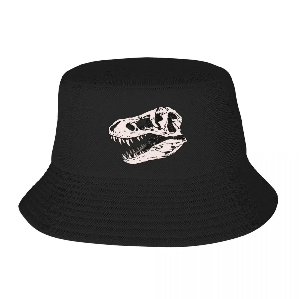 Geo-rex Vortex Rose Quartz Dinosaur Skull Art Bucket Hat hiking hat Trucker Cap Luxury Cap Men Cap Luxury Brand Women's