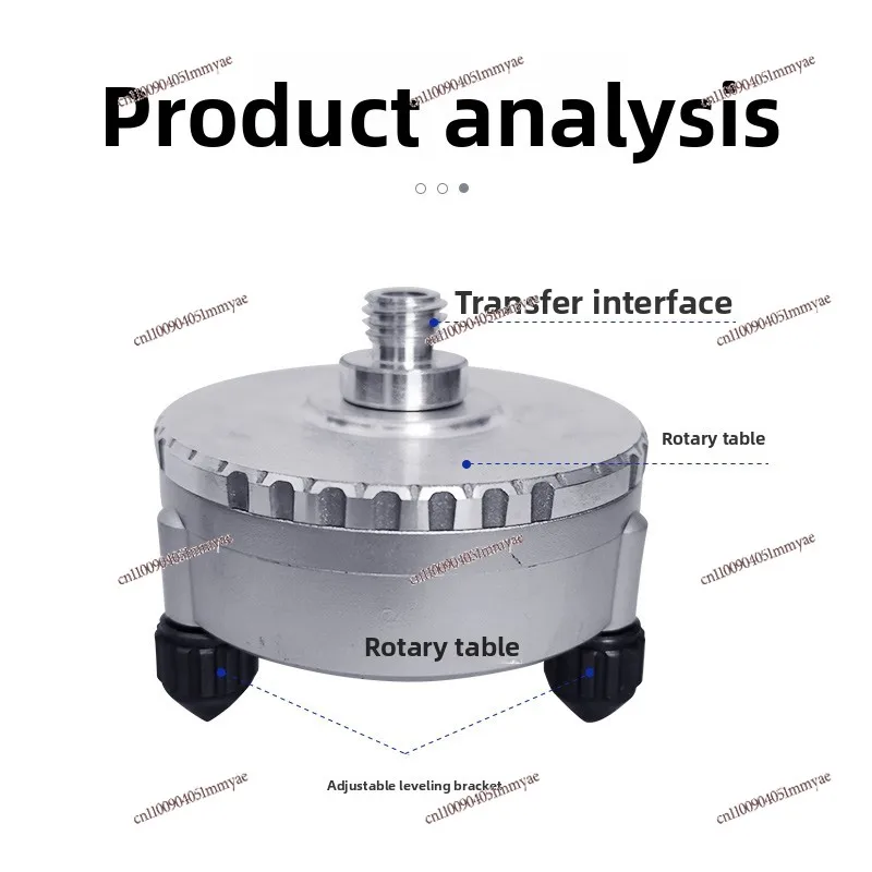 Electric fine-tuning base universal 12 wall level rotating 360