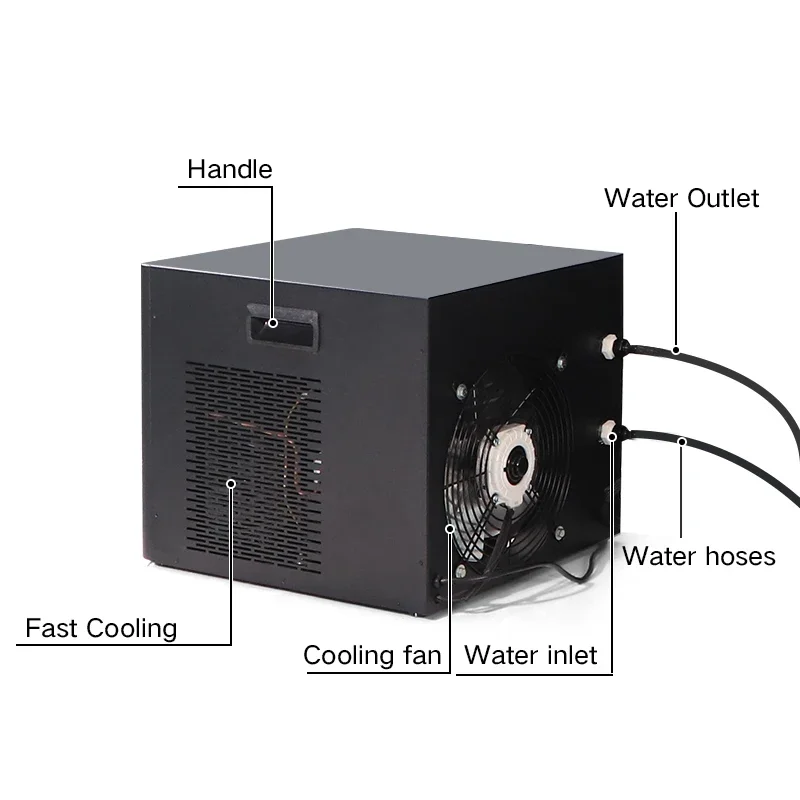 حار بيع مصنع توريد 1200 واط 1/2 مبرد المياه نظام التبريد حوض استحمام الجليد المبرد