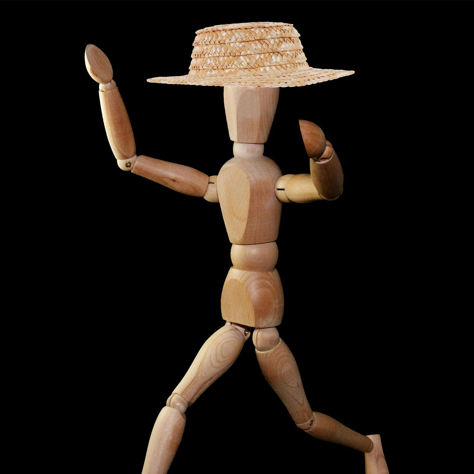 Мини-соломенная шляпа DIY ремесленный