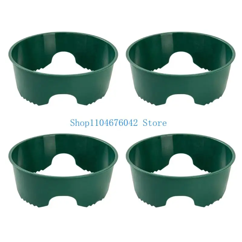 

652F 4pcs Polypropylene Plant Guards Maintains Moisture and Creates Clear Garden Fringes
