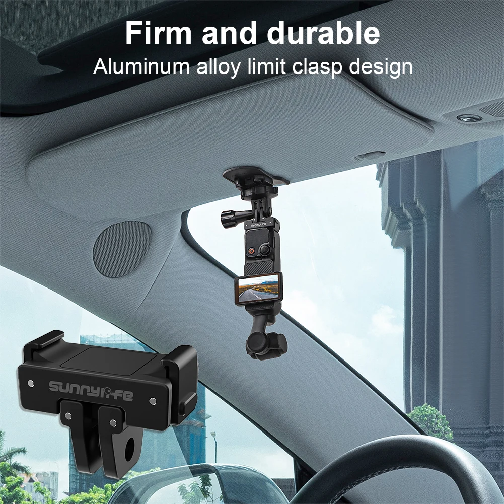 Picture 3: Quick Release Magnetic Mount Adapter Base Adapter 1/4 Screw Foldable Extension Bracket for DJI Osmo Pocket 3 Accessories