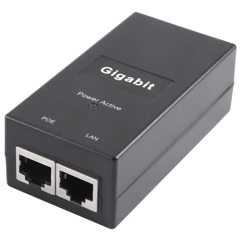 

Гигабитный PoE-инжектор 10/100/1000 Мбит/с/1G/2G, совместимый с IEEE802.3Af/At, пассивный источник питания для PoE-устройств - AEF7