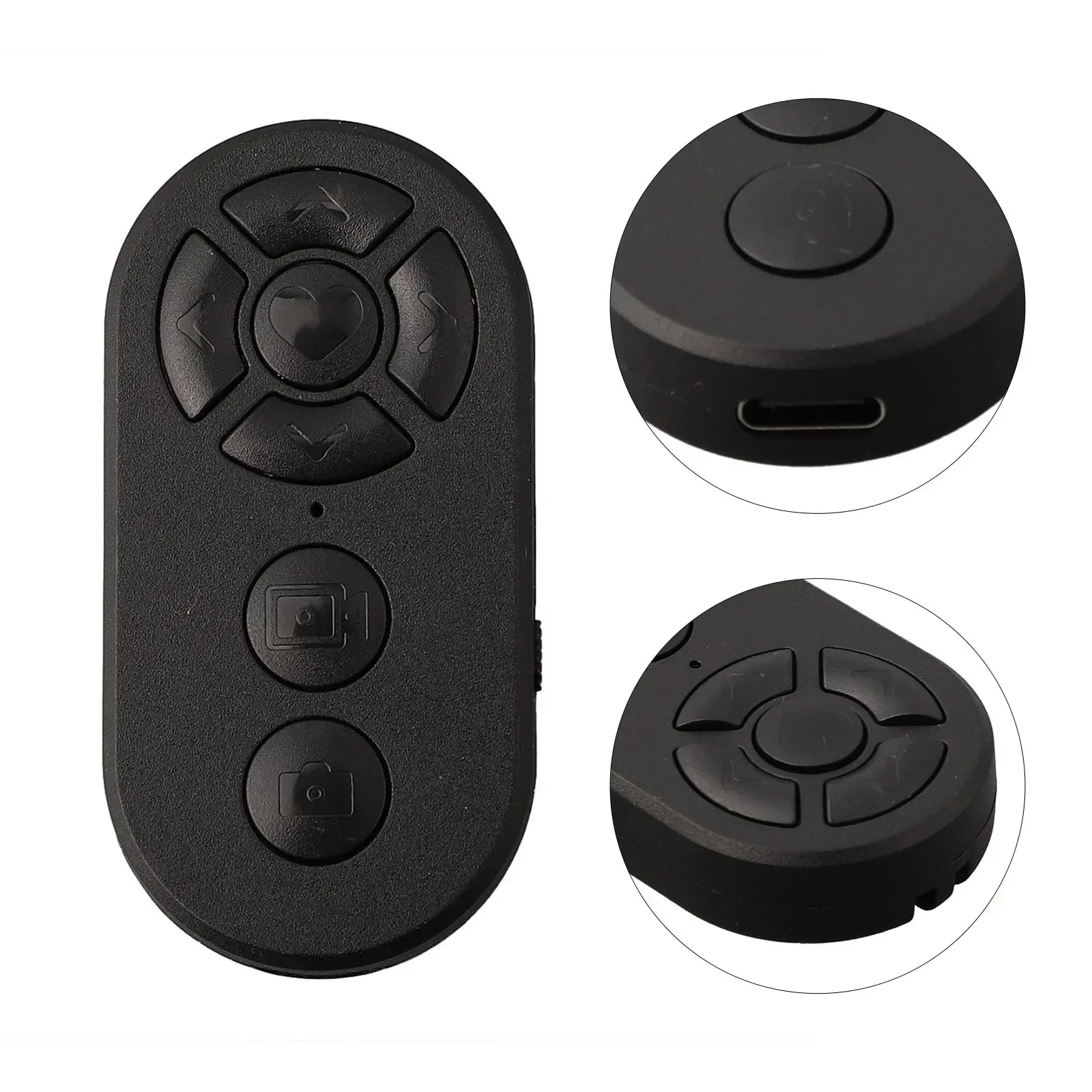 Mobile Phone Remoter Bluetooth-compatible Button Remote Control For Mobile Phone E-book Flipping Camera Controller