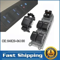 Control del interruptor del elevador de vidrio de la ventana eléctrica del pasajero del conductor con botón de iluminación automática para Toyota RAV4 Corolla Yaris 2005-2015