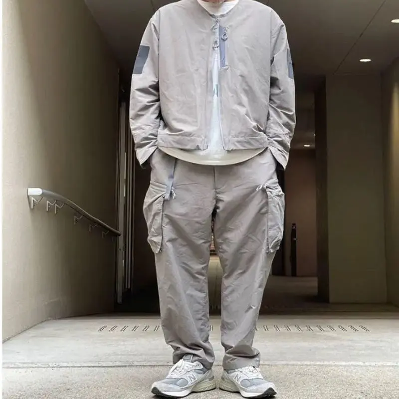 

COMFY Japanese functional outdoor new fabric anti-splashing trousers CMF large pocket casual trousers tide