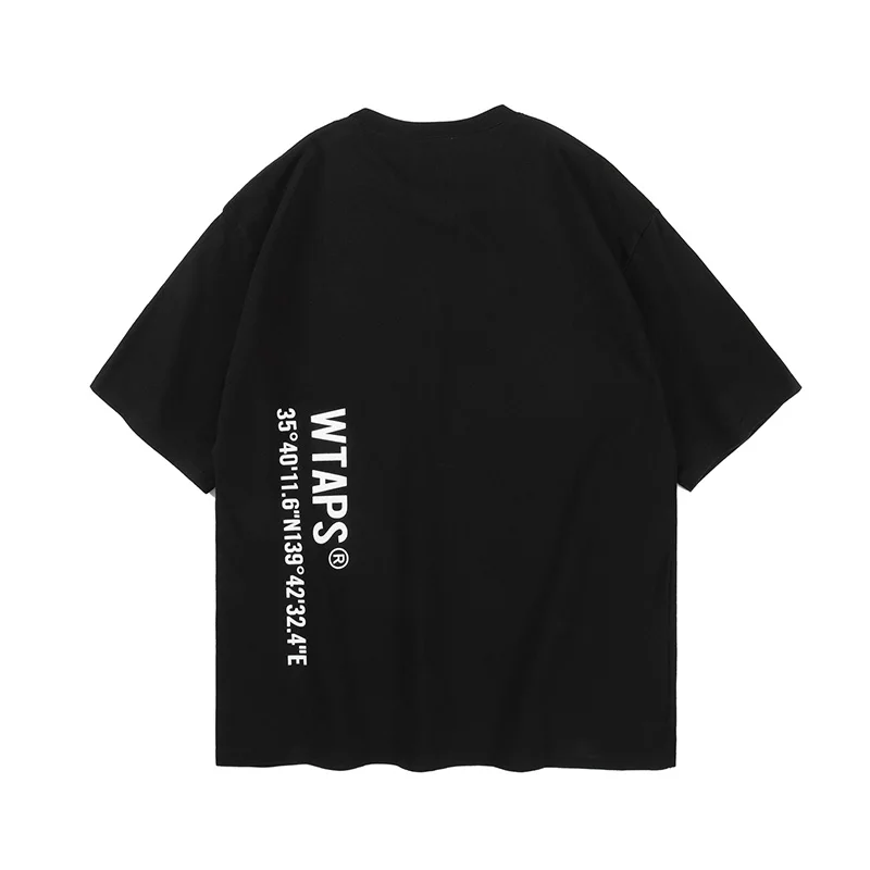 2024ss Summer New WTAPS T Shirts Men Woman High Quality Heavyweight Cotton Loose Casual Lovers Trend Top Tees