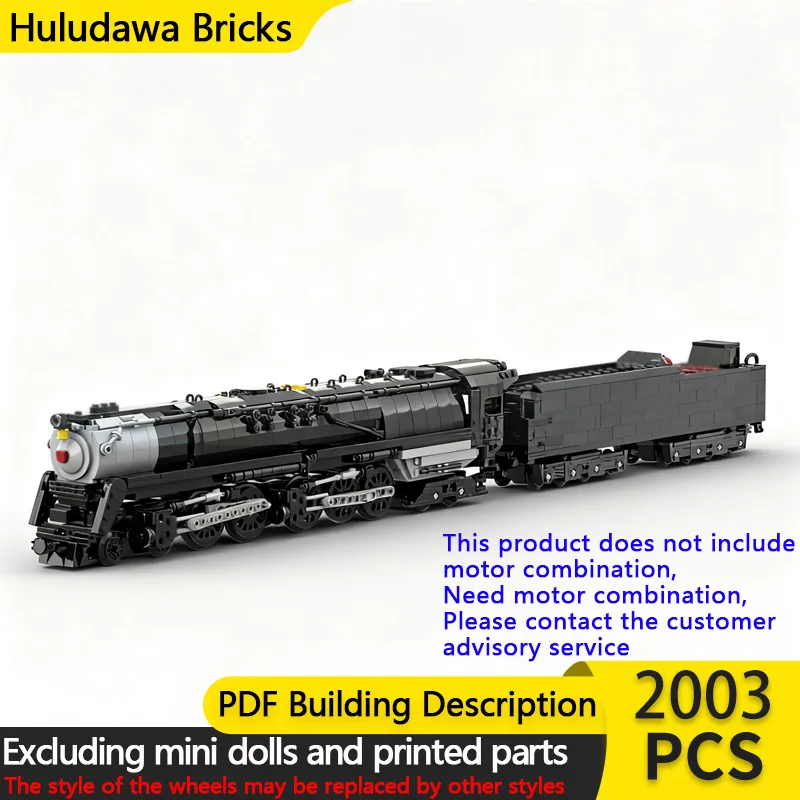 

Модель городского автомобиля MOC, строительные кирпичи Q2, дуплекс 4-4-6-4, паровоз, модульная технология, детские праздничные подарки, сборные игрушки