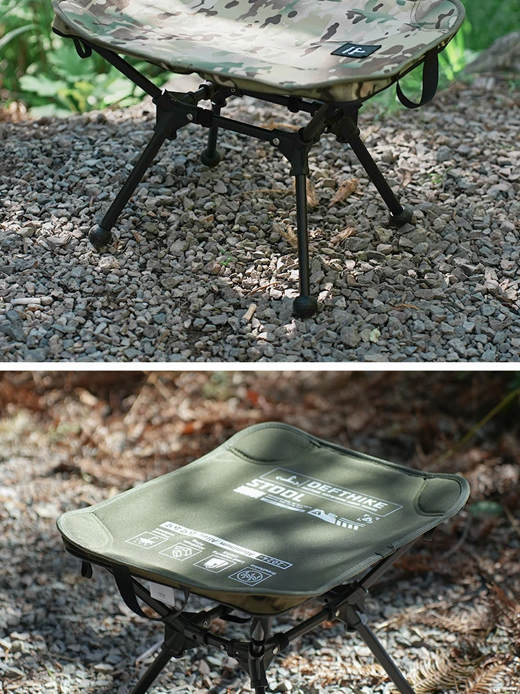 Defthike Offizieller Klappstuhl Campingstuhl Aluminiumlegierung Hohe Belastbarkeit Outdoor Tragbarer Stuhl Heim- und Strandstuhl – Detail 3