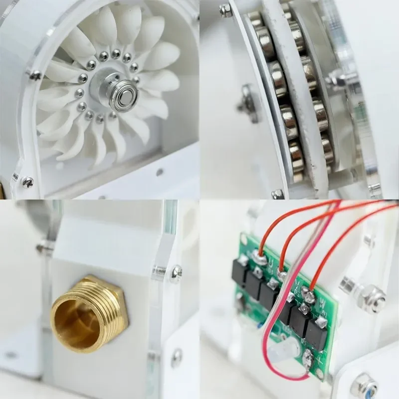 96mm External Diameter Pelton Wheel Turbine for DIY Hydro Generator High Efficiency Renewable Energy Water Wheel