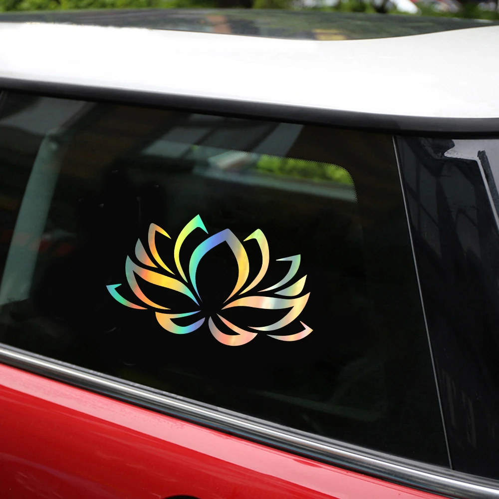 

LYKX Beautiful Lotus Flower Bumper Window Car Sticker Automobiles Motorcycles Exterior Accessories Vinyl Decals