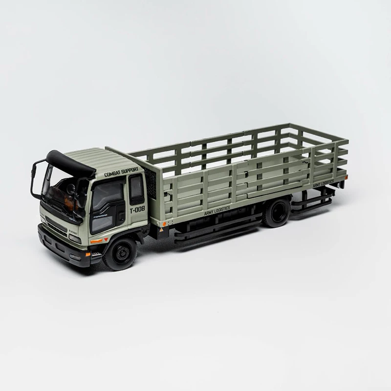 GCD Diecast 1:64 Scale Forward Flatbed Medium Truck Alloy Car Model Static Display Collectible Toy Gift Souvenir Decoration