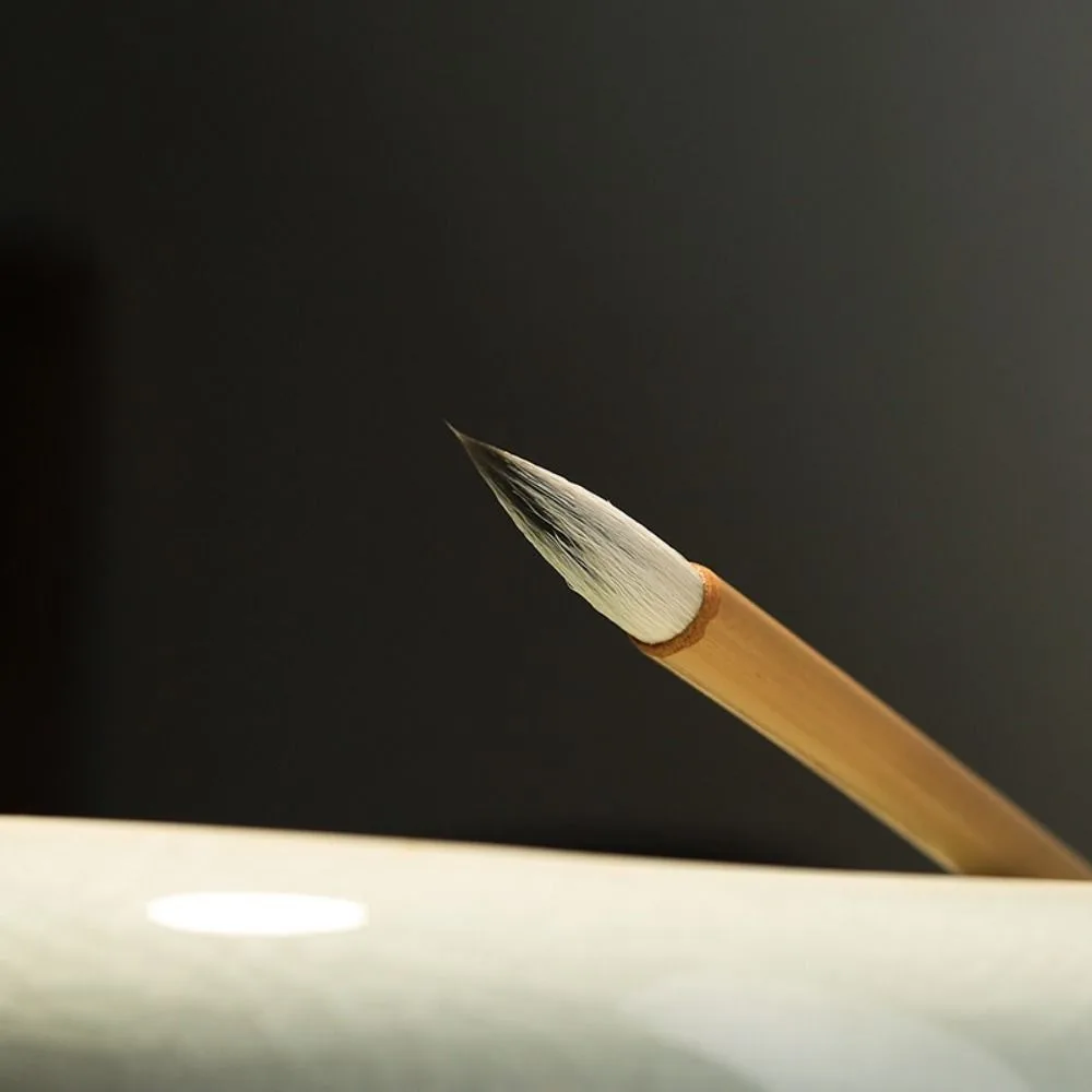 전통 중국 서예 브러시 유화 오일 수채화 성경 쓰기 브러시 늑대 머리 하이 엔드 아트 페인트 브러시