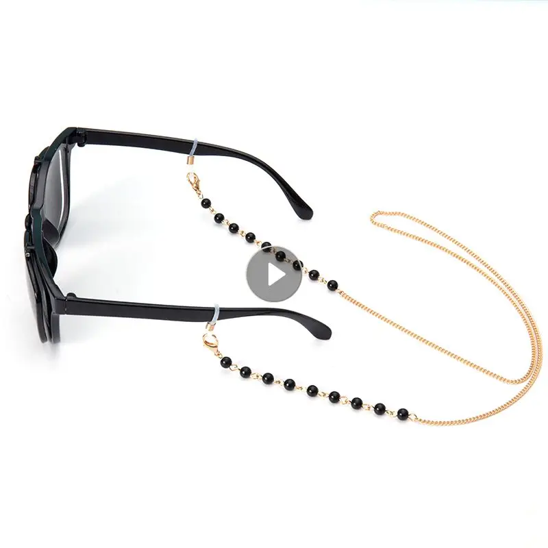 Fashion Pearl Mask Chains Glasses Chain For Women Retro Metal Anti-lost Sunglasses Lanyards Eyewear Cord Holder Neck Strap