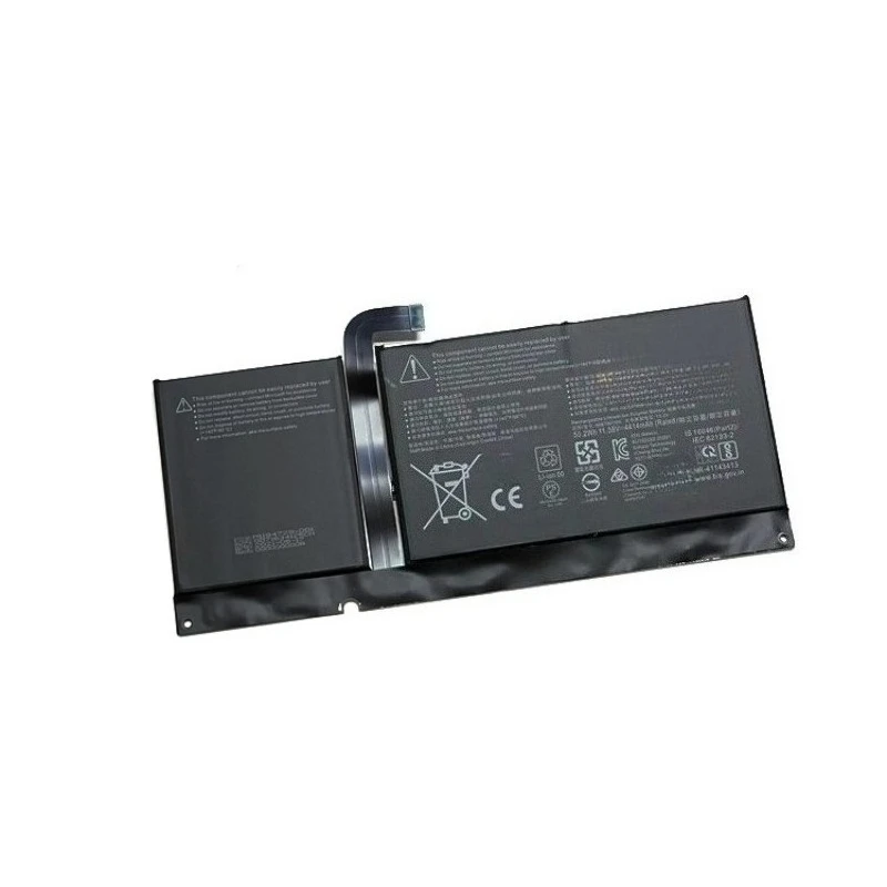 Nova bateria de substituição para laptop, 11.38v 4414mah 96bta016h para microsoft surface pro 8 1982 1983 2021 series tablet dync01