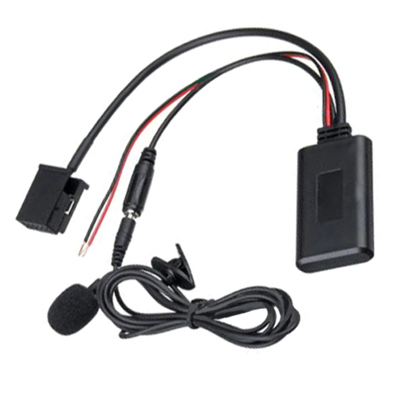 

6000CD Bluetooth-compatible Audio AUX Input Adapter Smartphone Calling Handsfree Microphone Cable for Ford focus Peugeot