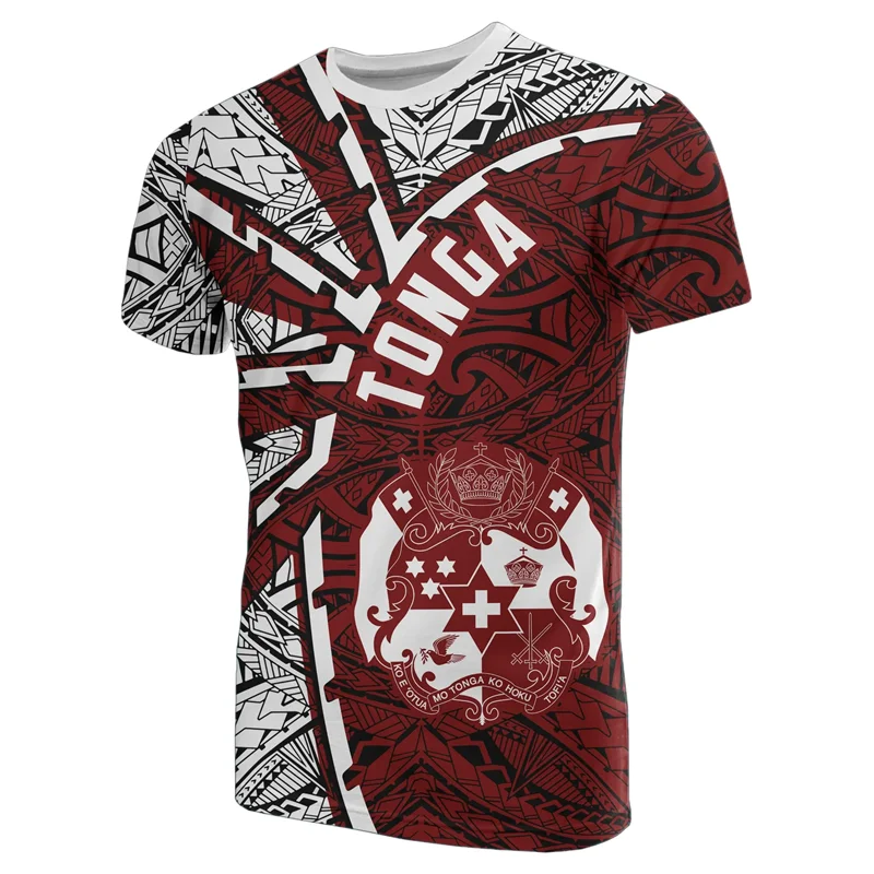 TONGA 3D-Druck Sport Schnelltrocknend Atmungsaktiv Herren T-Shirt Outdoor Fußballtrikot Fan Eltern-Kind Kurzarm Kleidung Sommer-Oberteil – Detail 9