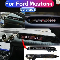 For Ford Mustang 2015-2023 Dashboard Display Screen LCD Passenger Side HD Digital Dashboard Speed Meter Car Co-pilot Instrument